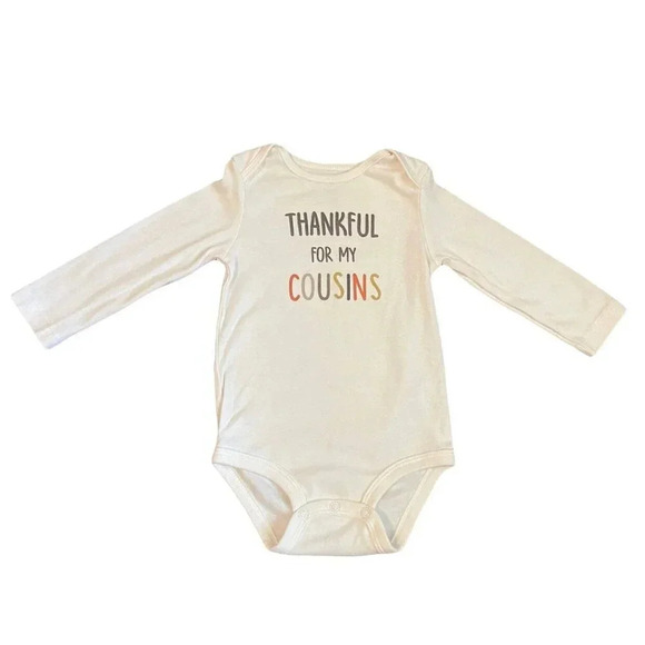 Carter's 18 Months Thankful For Cousins Bodysuit - Picture 1 of 4